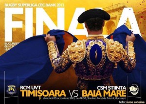 Finala SuperLigii de rugby, RCM UV Timisoara - CSM Stiinta Baia Mare