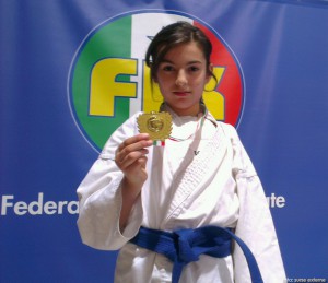 Andreea Lupu din Anina, medaliata la Trieste, Italia, in 2014