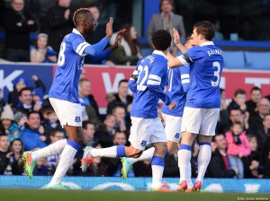 Lacina Traore a inscris pentru Everton in Cupa Angliei