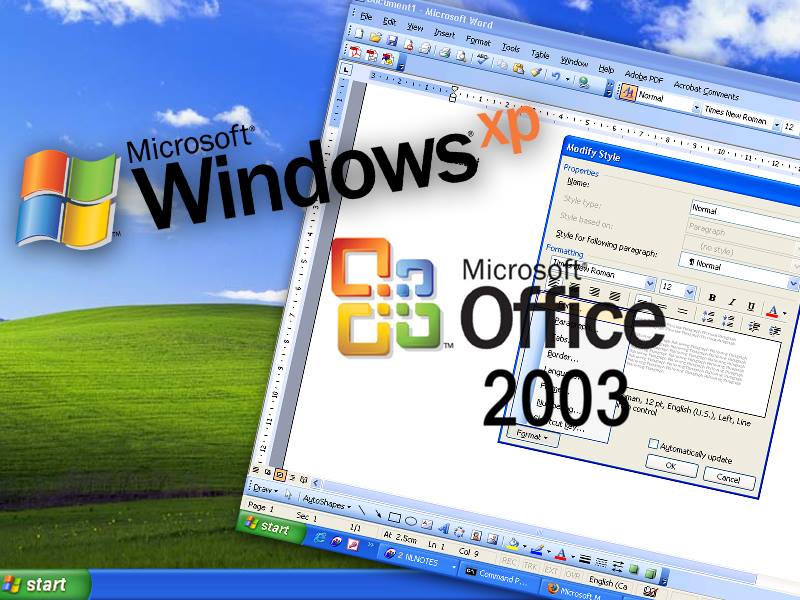 windows xp office 2003