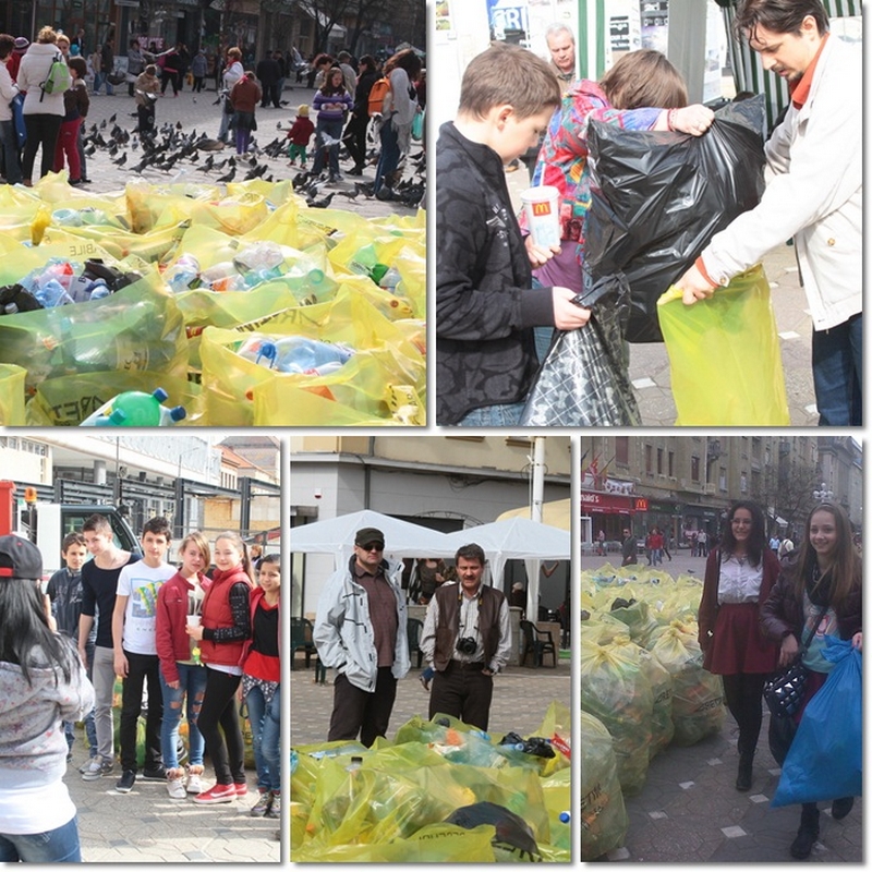 pet-uri-piata-victoriei-earth-hour-colaj
