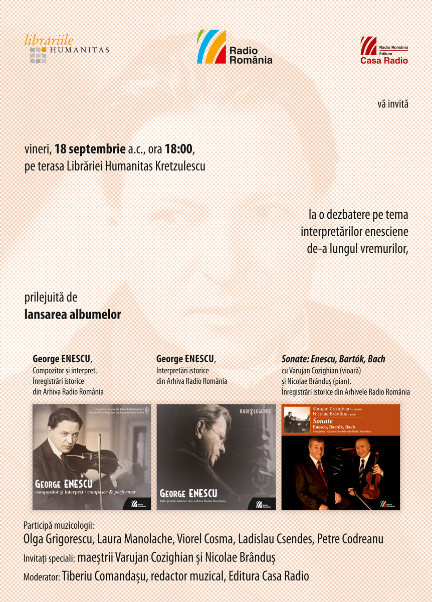 George Enescu - Afis - Editura Casa Radio