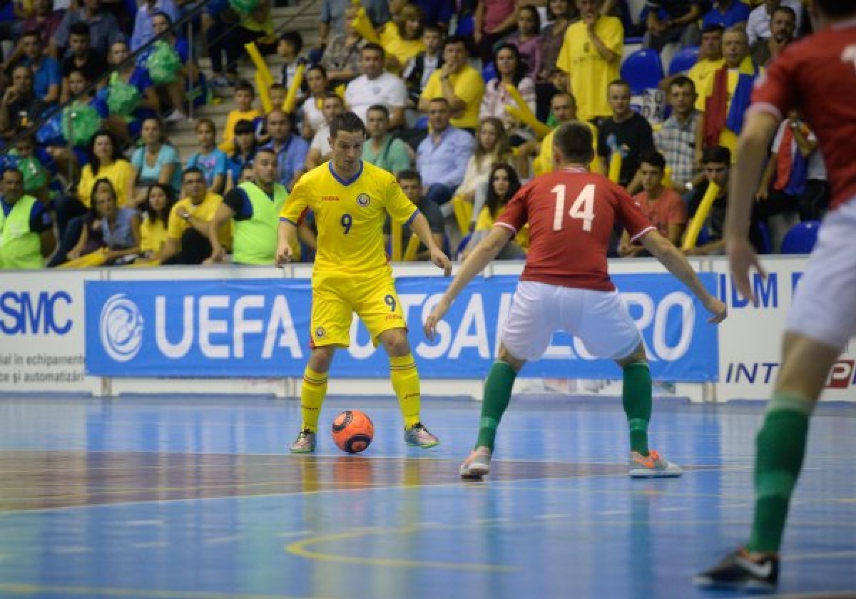 Romania-Ungaria 2-2, baraj futsal EURO 2016