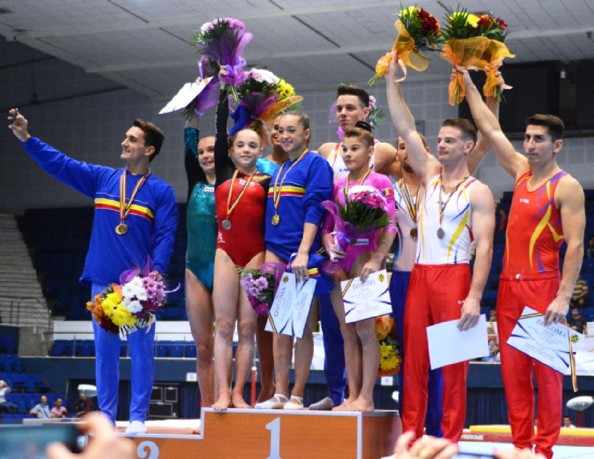 gimnastica artistica podium medalii Campionate Nationale