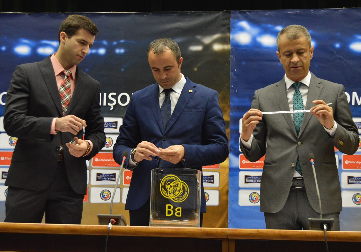 Cupa Romaniei fotbal, sferturi de finala, tragere la sorti