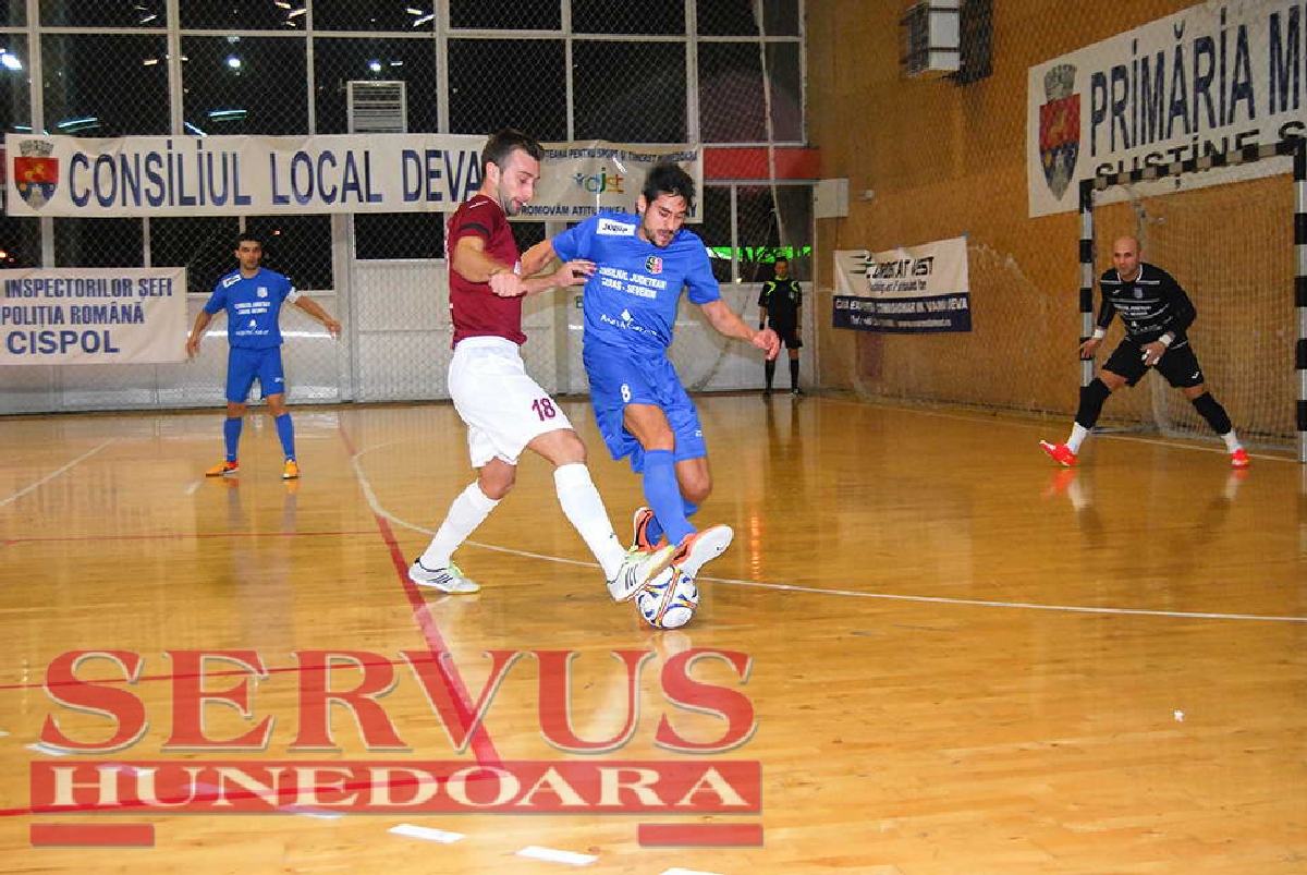 Autobergamo Deva-Muncitorul Resita futsal decembrie 2015