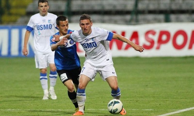 Pandurii s-a calificat în turul trei preliminar, după 4-0 cu Levadia Tallinn