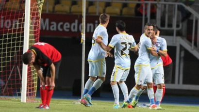 Steaua a învins pe Vardar Skopje, scor general 5-1, şi s-a calificat în turul trei preliminar al Ligii Campionilor