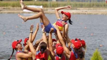 Echipajul feminin 8+1 al României, locul 2 la Cupa Mondială