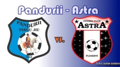 Pandurii Tg. Jiu – Astra Giurgiu 1-3, în etapa a 5-a a Ligii I de fotbal