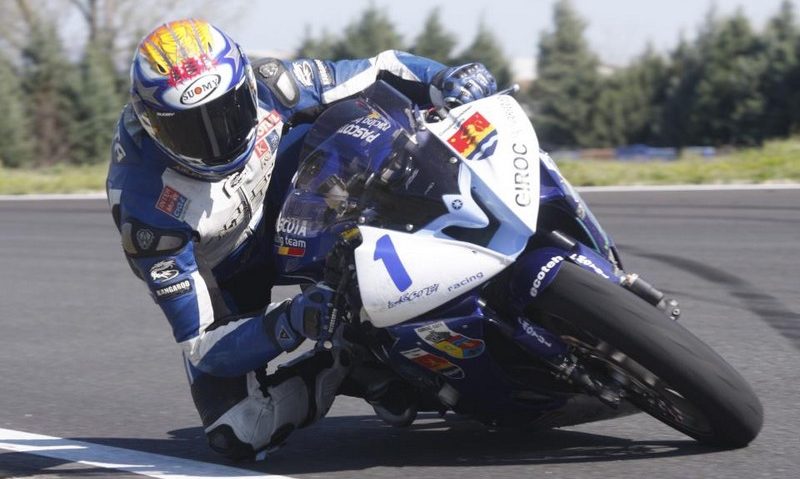 Ionel Pascotă, liderul clasei 600 cc Super Sport în Campionatul European de Est