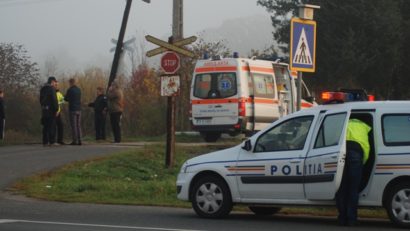 Poliţistă accidentată grav