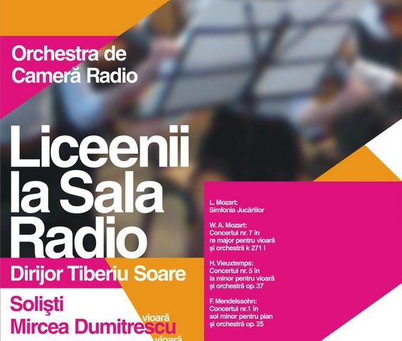 Trei tineri minune ai muzicii româneşti, invitaţi ai Orchestrei de Cameră Radio