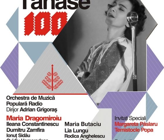 Concert de gală la Sala Radio: Centenar Maria Tănase