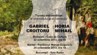 Vioara lui George Enescu, din nou la drum, prin România