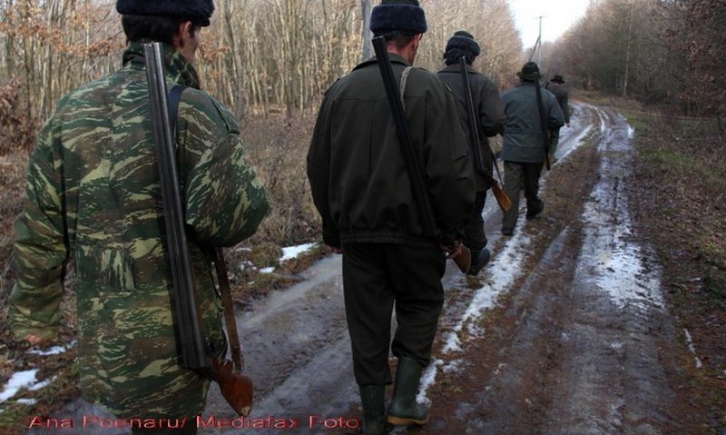 La vânătoare, din acest sfârşit de săptămână