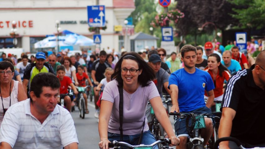 Lugojul pedalează