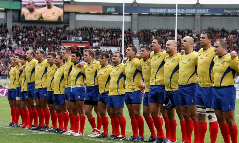 Lotul de rugby al României, primit cu aplauze și flori