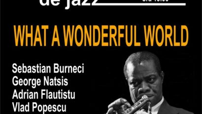 „What a wonderful world” la Stagiunea de jazz Radio România Cultural la Teatrul ACT