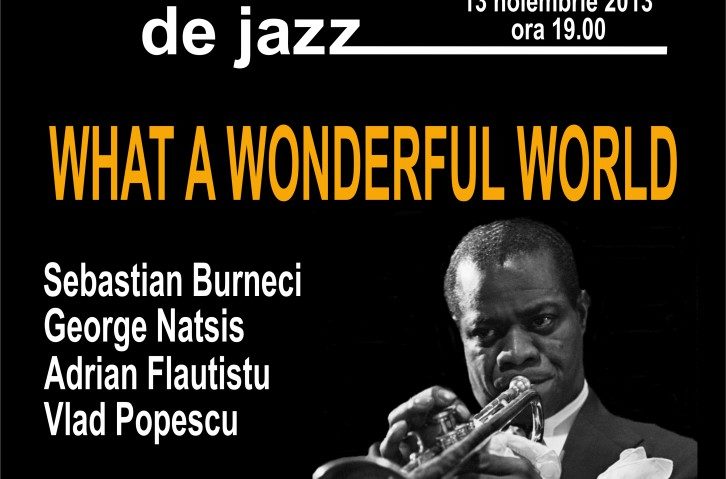 „What a wonderful world” la Stagiunea de jazz Radio Romania Cultural la Teatrul ACT