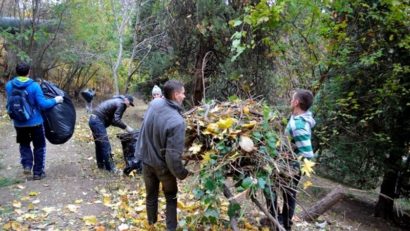 Ecologizare de toamnă în Hunedoara