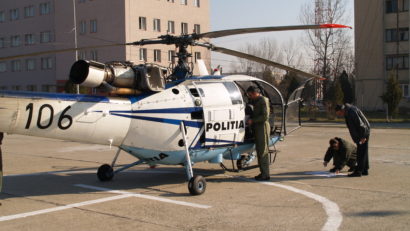 Frontiera cu Serbia este supravegheată din elicopter