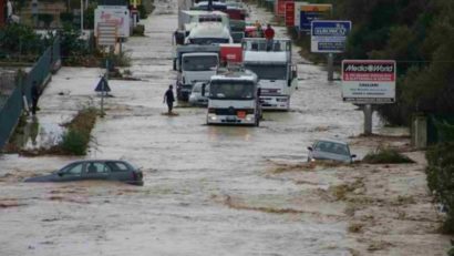 Insula Sardinia, afectată de ciclonul Cleopatra