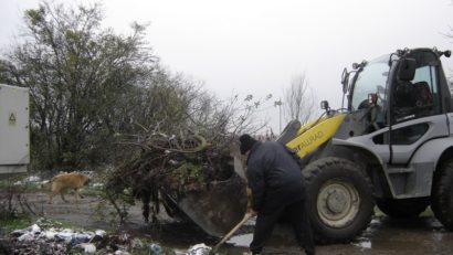 Tone de gunoi aruncate de localnicii din Jupa, la marginea satului