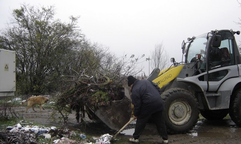 Tone de gunoi aruncate de localnicii din Jupa, la marginea satului