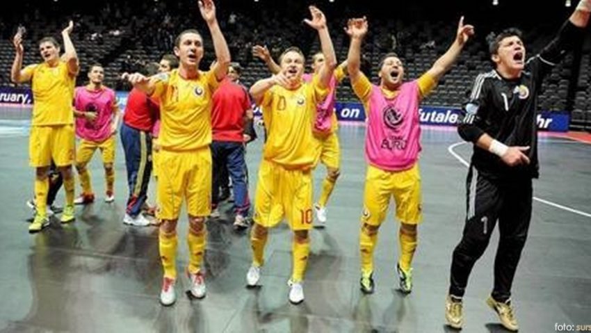 România a învins Belgia, scor 6-1, în debutul EURO 2014 de futsal