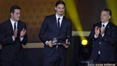 Zlatan Ibrahimovici a primit premiul Puskas