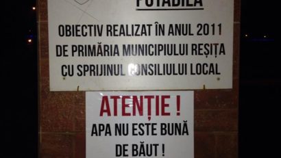 [UPDATE] Apa de la izvoarele din Reşiţa nu este bună de băut