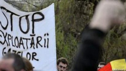 Protest la Macea împotriva gazelor de şist