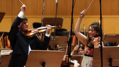 Cuplul de violonişti Liviu Prunaru – Valentina Svyatlovskaya, cu viorile Stradivarius – Guarneri, în concert extraordinar la Sala Radio