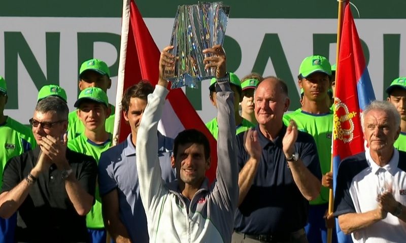 Novak Djokovici a câştigat turneul de la Indian Wells