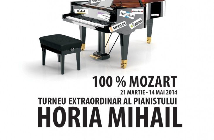 100% Mozart cu Horia Mihail şi Pianul Călător