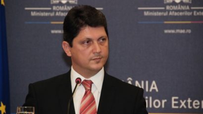 Ministrul de Externe Titus Corlăţean, în vizită de lucru la Kiev