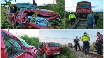 Accident pe calea ferată la Giarmata