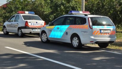 Acţiuni comune ale poliţiştilor rutieri arădeni şi maghiari