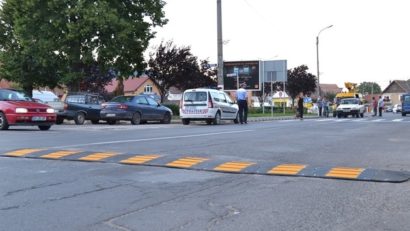 Limitatoare de viteză ilegale, pe strada preşedintelui Consiliului Judeţean Arad