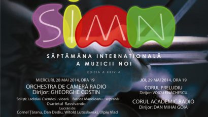 Săptămâna Internaţională a Muzicii Noi la Sala Radio