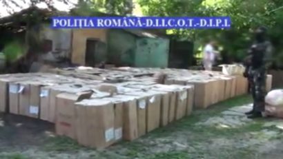 Mascații au confiscat azi „un camion” de țigări de contrabandă