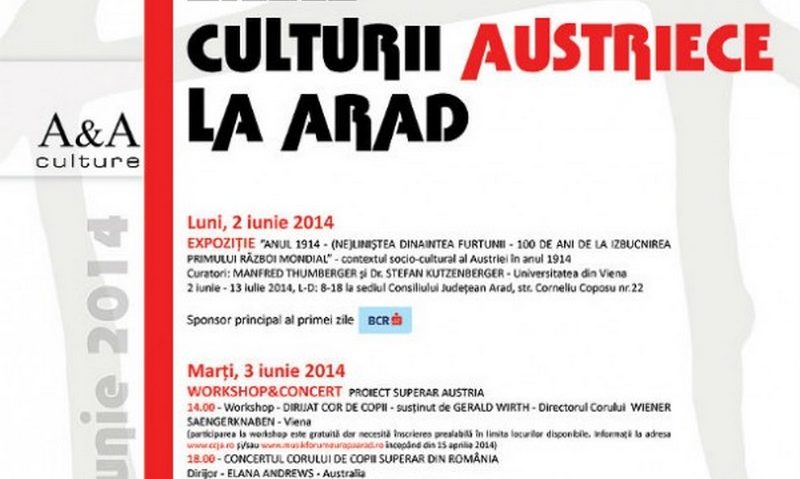 Zilele culturii austriece la Arad