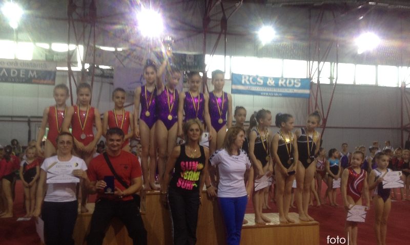 [UPDATE/FOTO] Gimnaste din Timişoara şi Arad pe podium la Buzău