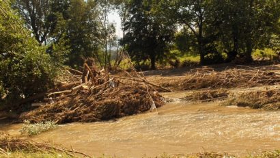 Terenuri din Prahova calamitate în urma precipitaţiilor