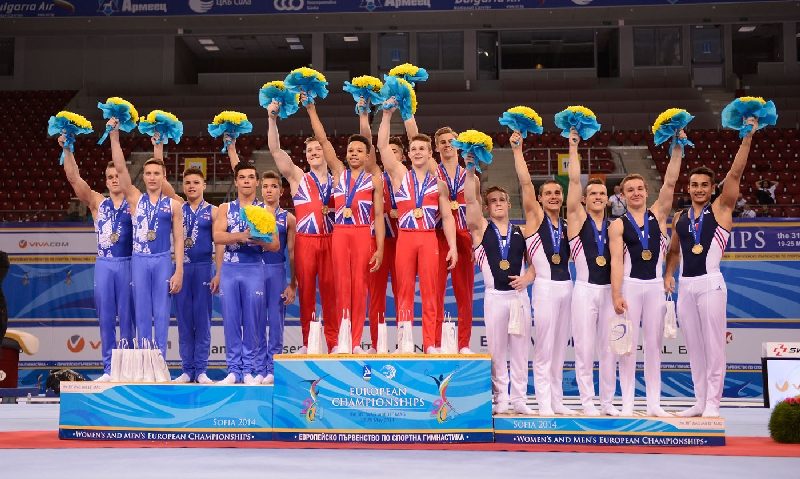 Gimnaştii juniori în afara podiumului, la Sofia