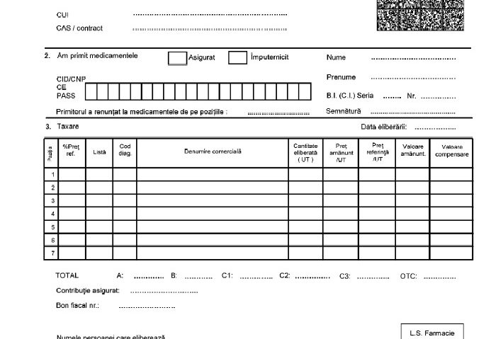 Medicii din Caraş-Severin au un nou formular pentru prescrierea medicamentelor