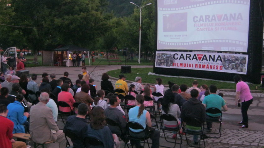 [FOTO] Caravana filmului românesc a debutat cu stângul, dar s-a încheiat cu succes, la Reşiţa