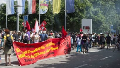 Proteste în Elveţia împotriva Cupei Mondiale