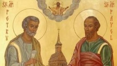 Creştinii sărbătoresc pe corifeii Bisericii: Sfinţii Apostoli Petru şi Pavel. Peste 500.000 de români îşi serbează în weekend onomastica